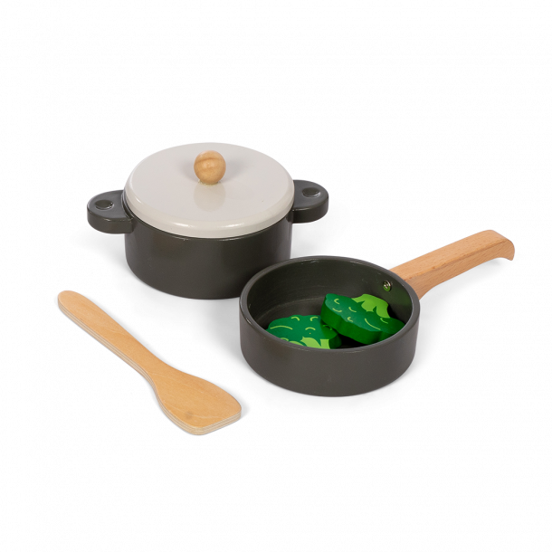 Pretend Play Cookware and Pan Set 5