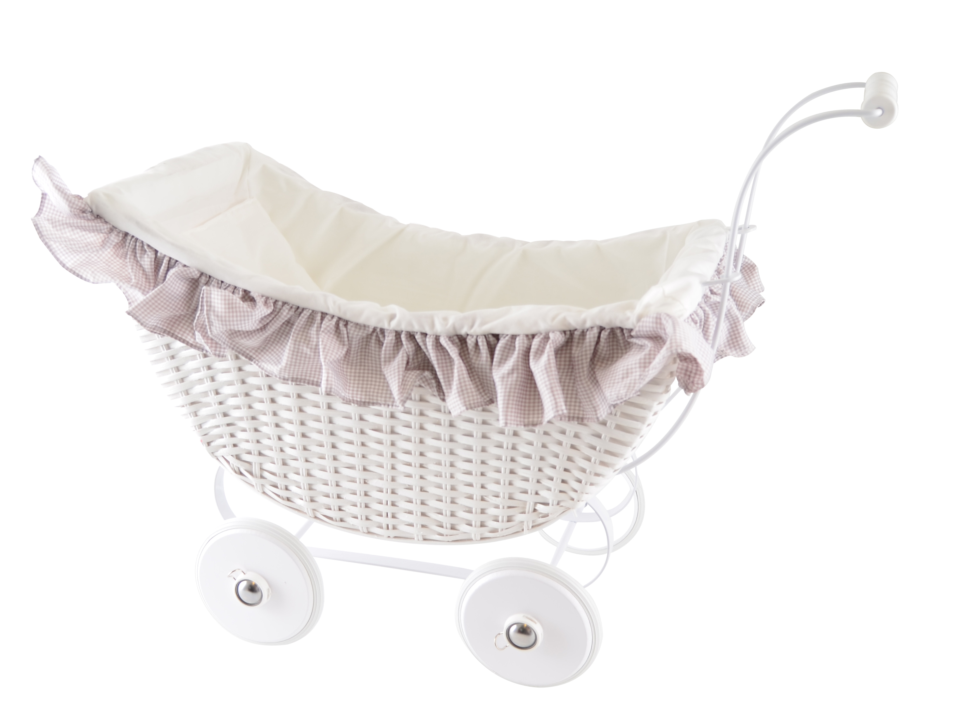 Wicker Doll Pram